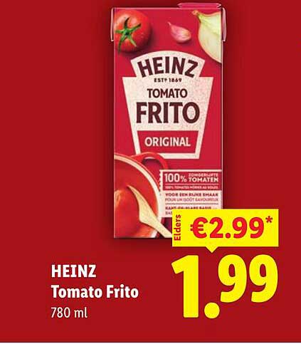 HEINZ Tomato Frito 780 ml