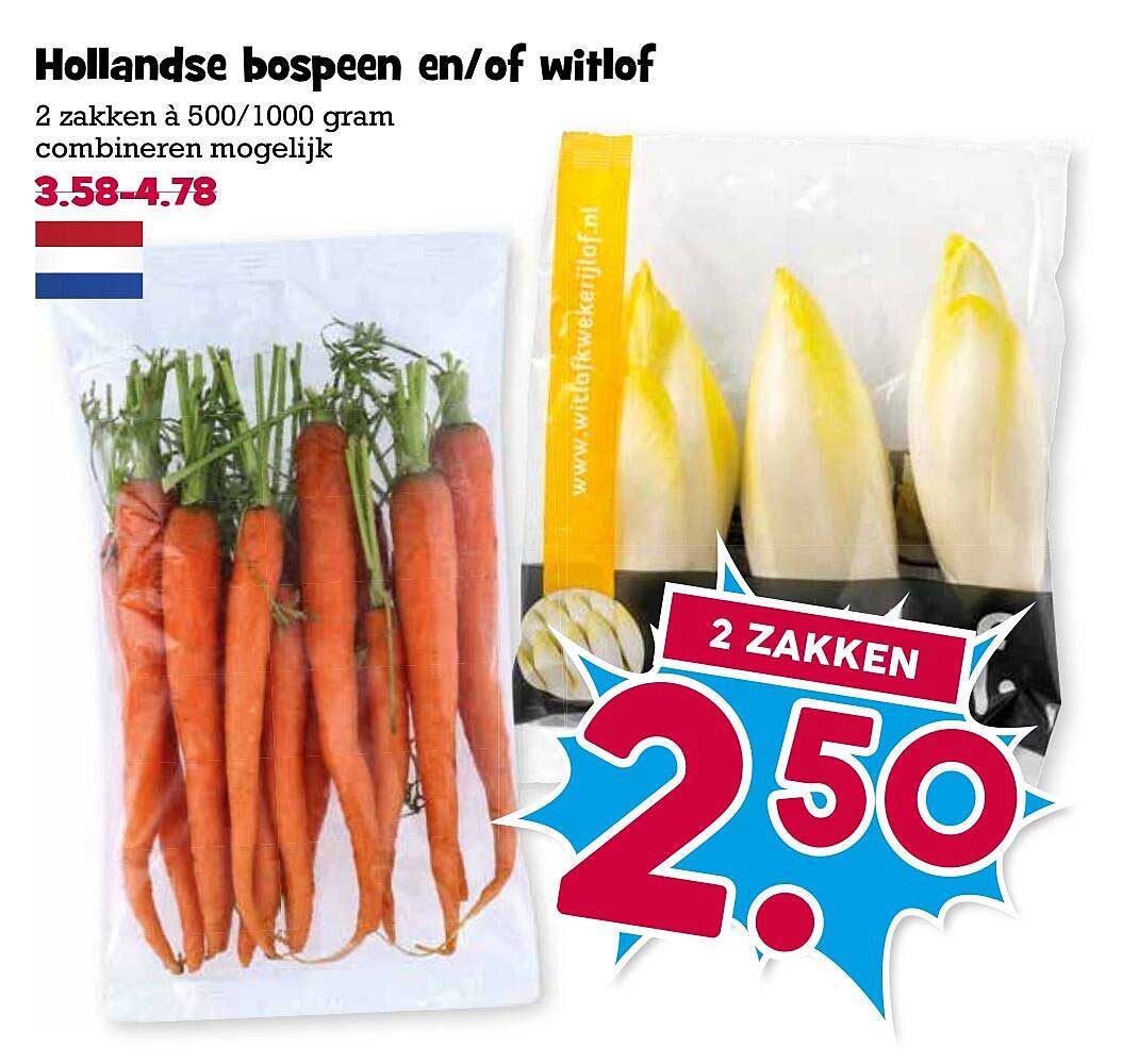 Hollandse bospeen en/of witlof