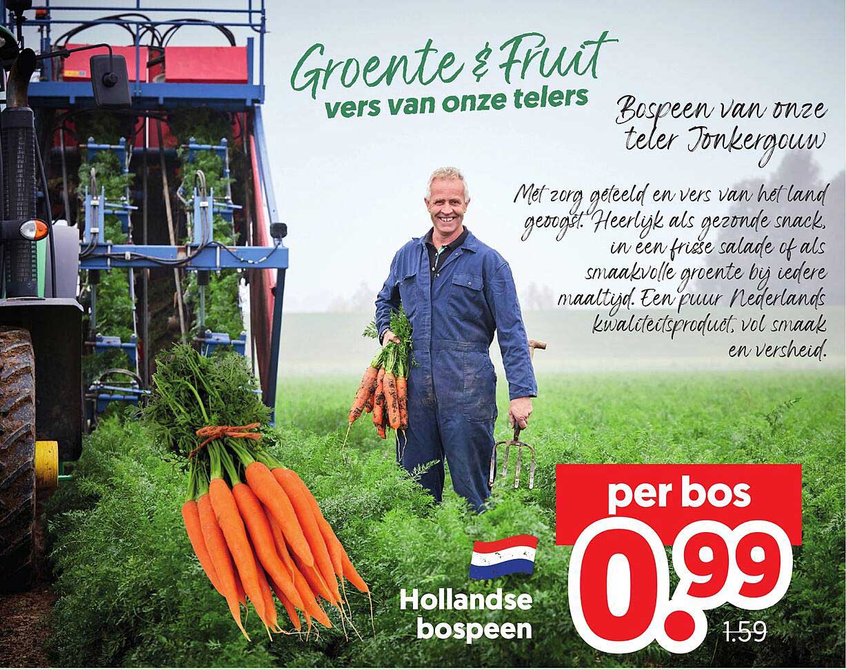 Hollandse bospeen per bos