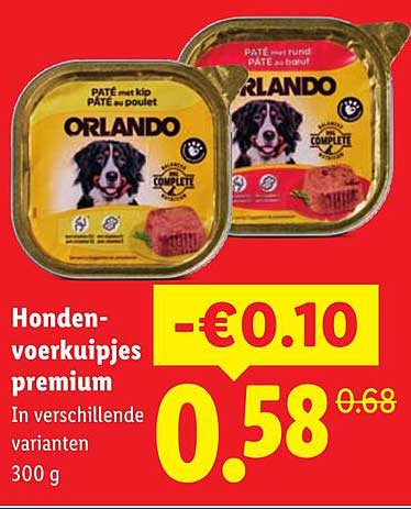 Honden-voerkijpjes premium in verschillende varianten 300 g