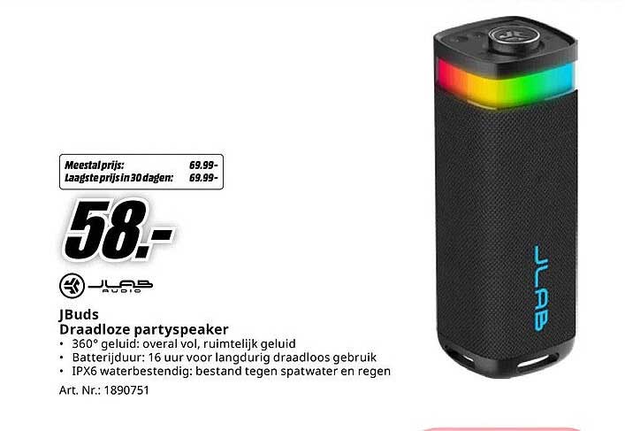 JBuds Draadloze partyspeaker