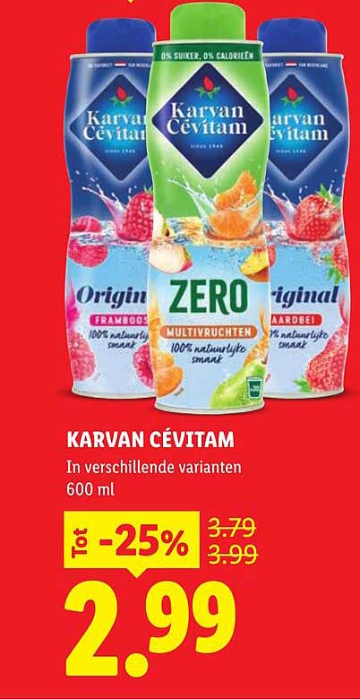 KARVAN CÉVITAM In verschillende varianten 600 ml Tot -25%