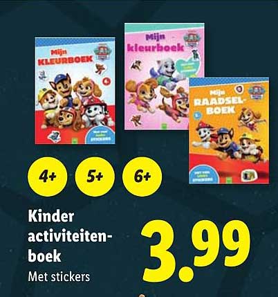 Kinder activiteiten-boek Met stickers