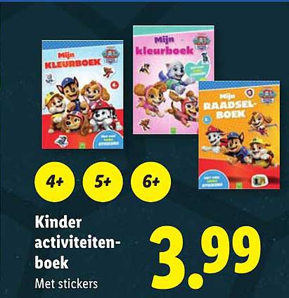 Kinder activiteiten-boek Met stickers