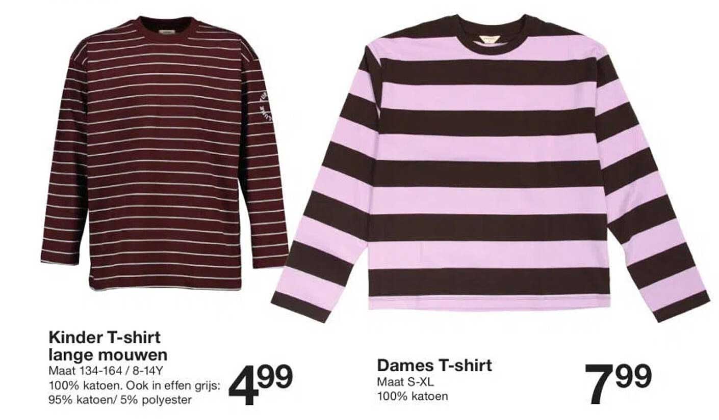 Kinder T-shirt lange mouwen