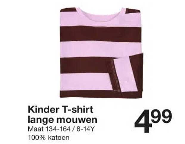 Kinder T-shirt lange mouwen