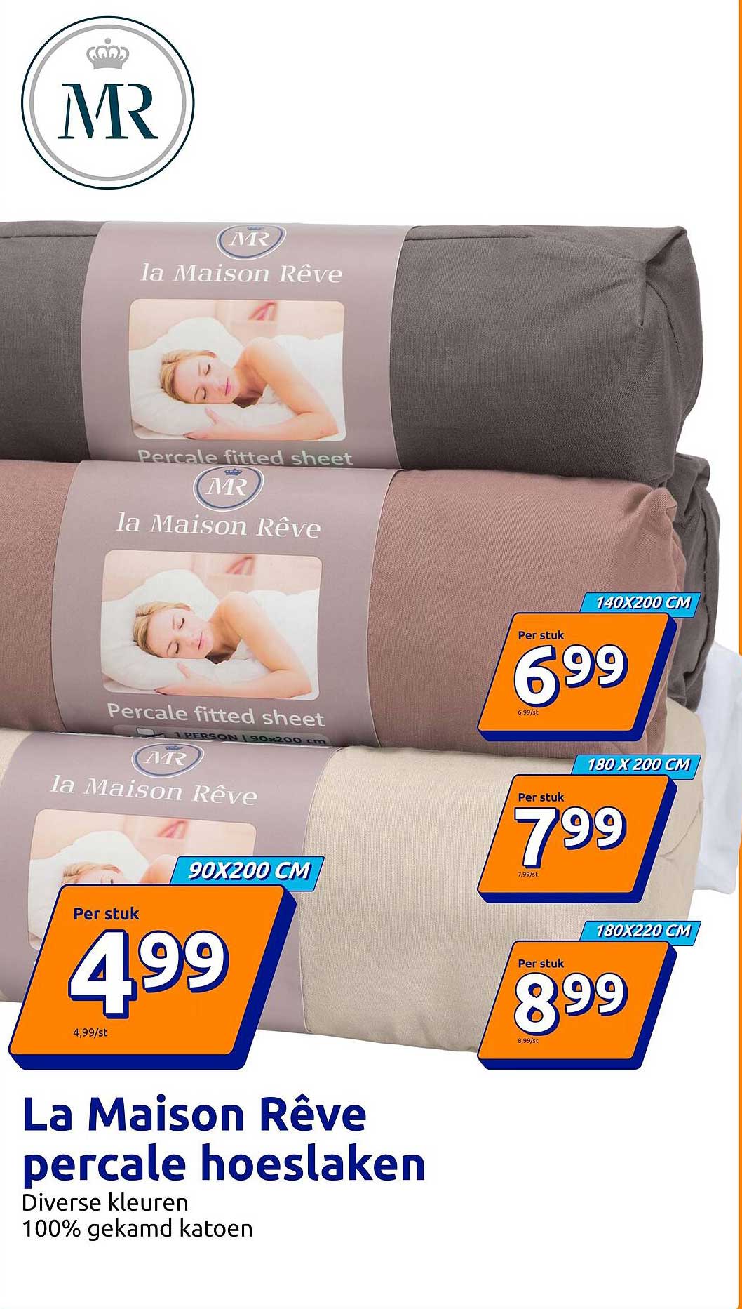 La Maison Rêve percale hoeslaken