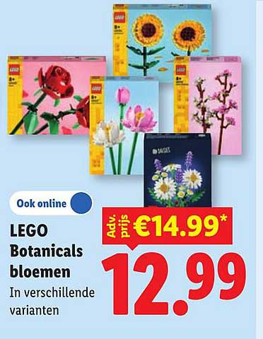 LEGO Botanicals bloemen In verschillende varianten