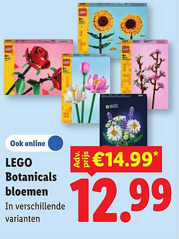 LEGO Botanicals bloemen In verschillende varianten