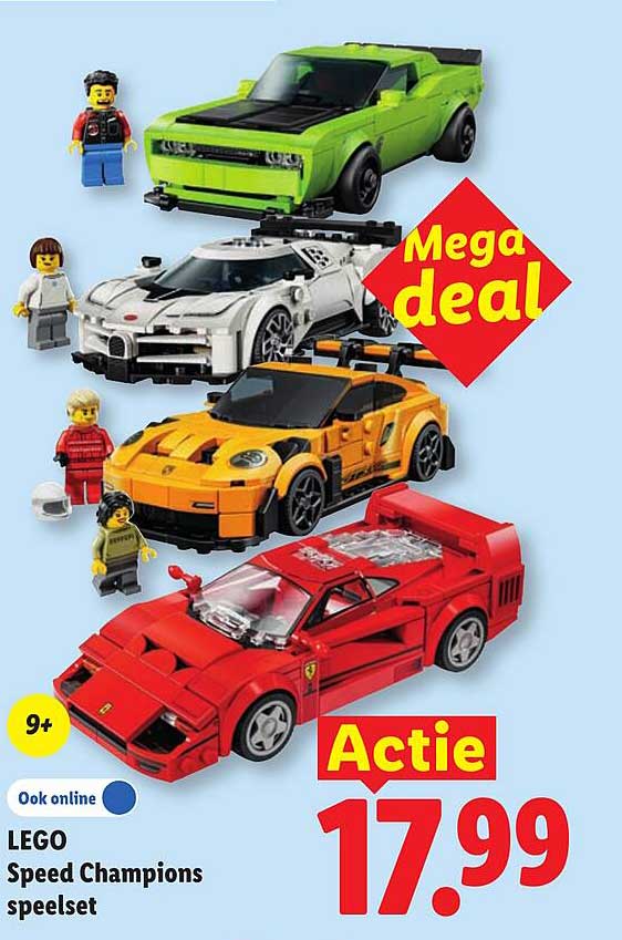 LEGO Speed Champions speelset Actie