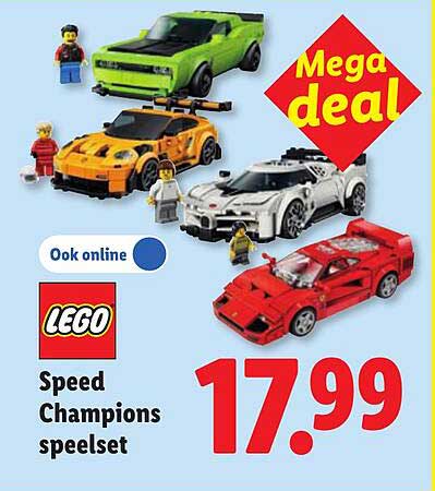 LEGO Speed Champions speelset Mega deal