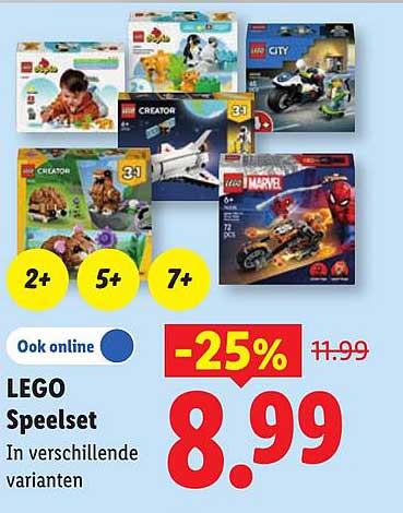LEGO Speelset In verschillende varianten -25%