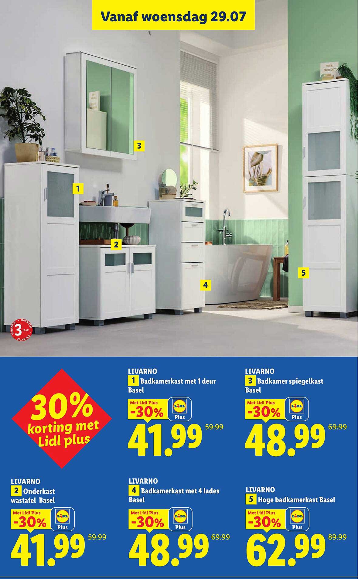 LIVARNO Badkamerkast met 1 deur Basel
