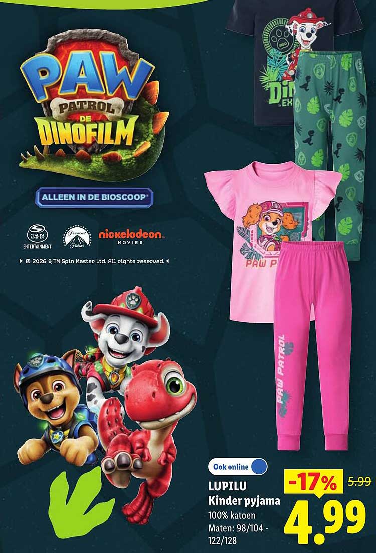LUPILU Kinder pyjama
