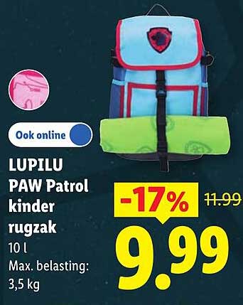 LUPILU PAW Patrol kinder rugzak