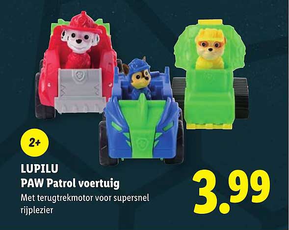 LUPILU PAW Patrol voertuig