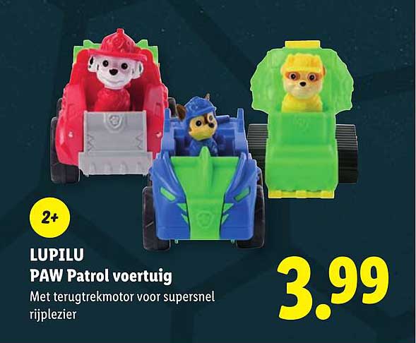 LUPILU PAW Patrol voertuig