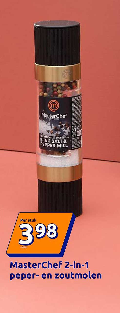 MasterChef 2-in-1 peper- en zoutmolen