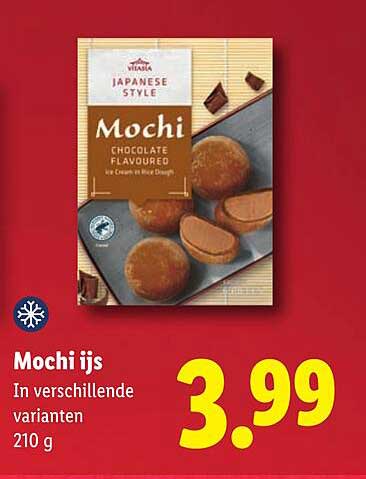 Mochi ijs In verschillende varianten 210 g