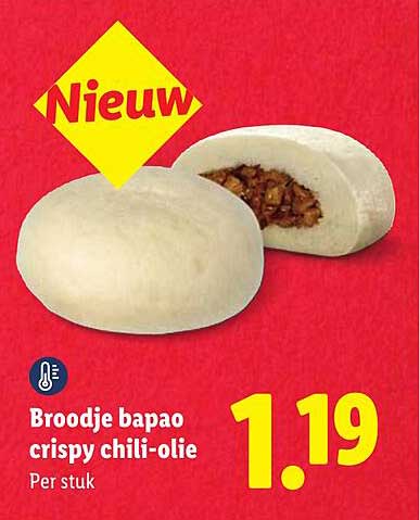 Nieuw Broodje bapao crispy chili-olie