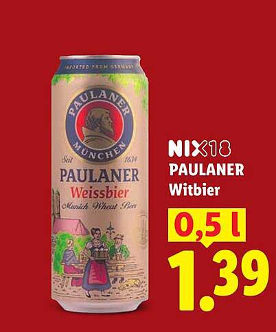 NIX18 PAULANER Witbier