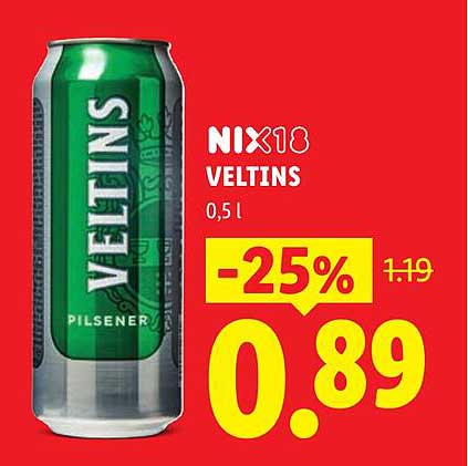 NIX18 VELTINS 0,5 l -25%