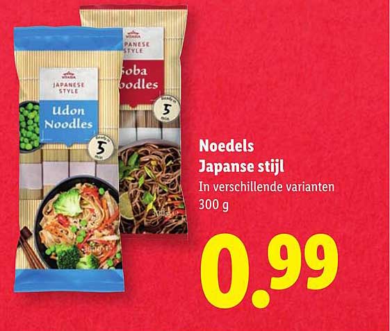 Noedels Japanse stijl