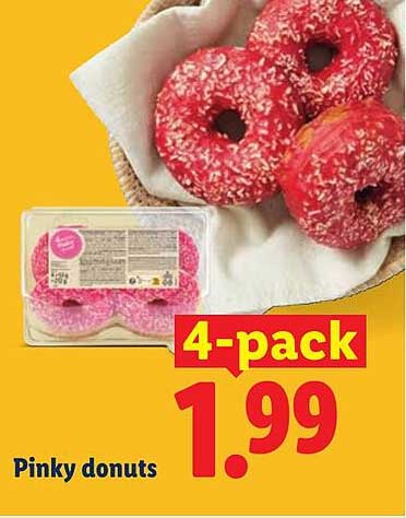 Pinky donuts 4-pack