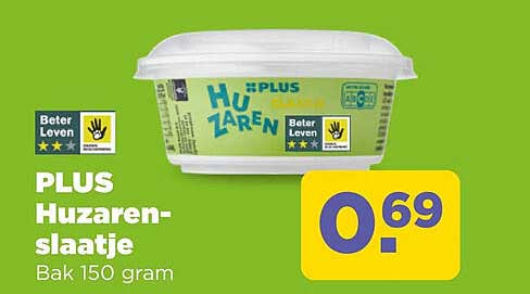 PLUS Huzaren-slaatje Bak 150 gram