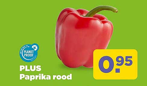 PLUS Paprika rood