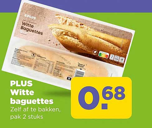 PLUS Witte baguettes
