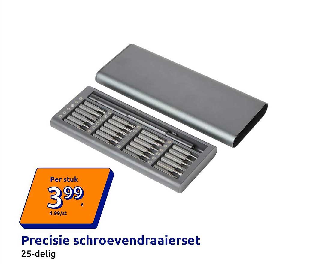 Precisie schroevendraaierset 25-delig