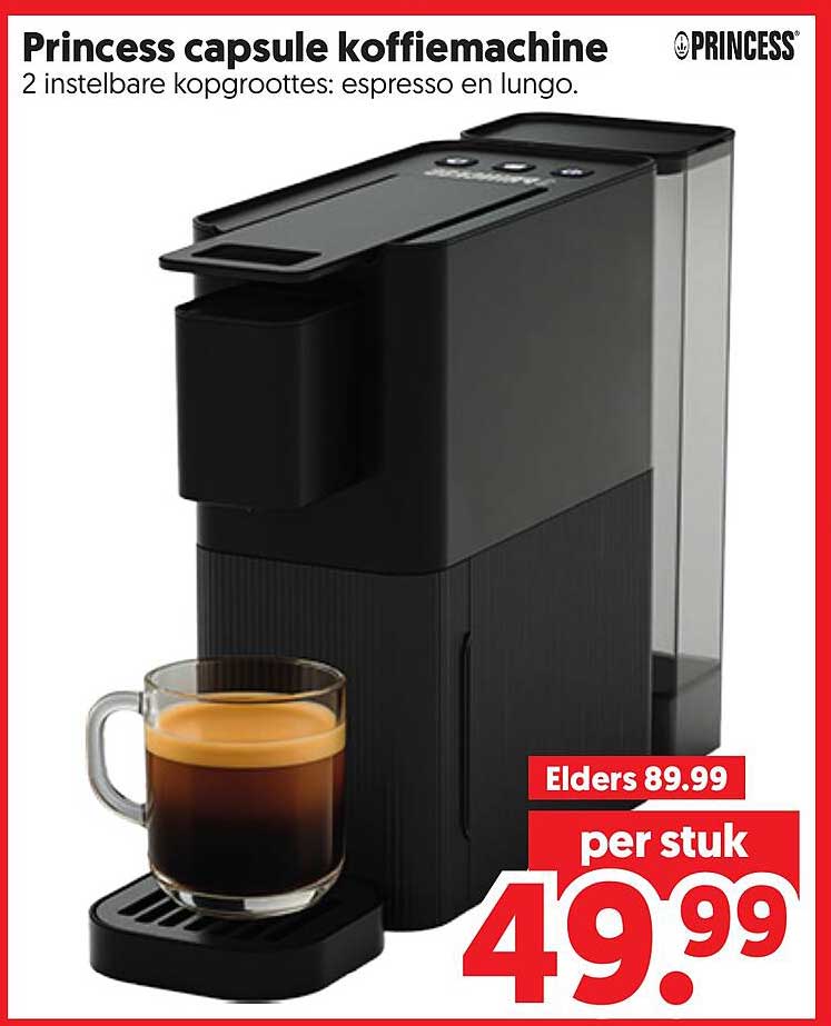Princess capsule koffiemachine