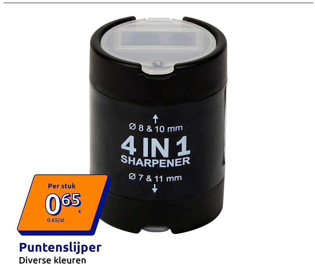 Puntenslijper Diverse kleuren