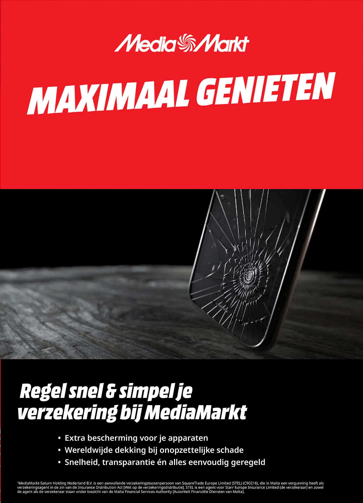 Regel snel & simpel je verzekering bij MediaMarkt