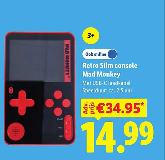Retro Slim console Mad Monkey