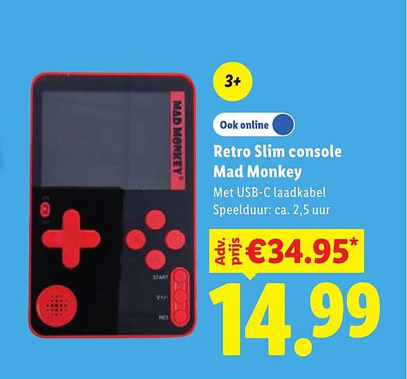 Retro Slim console Monkey