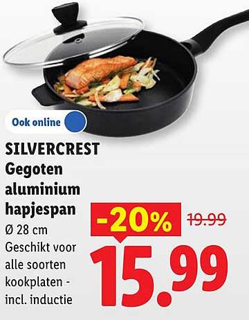 SILVERCREST Gietoten aluminium hapjepan