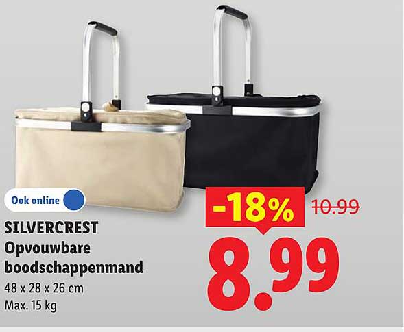 SILVERCREST Opvouwbare boodschappemand