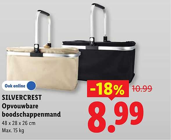 SILVERCREST Opvouwbare boodschappemand