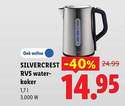 SILVERCREST RVS waterkoker