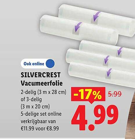 SILVERCREST Vacuümfolie