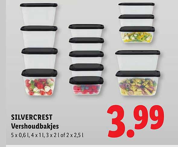 SILVERCREST Vershoudbakjes