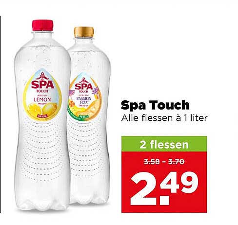 Spa Touch Alle flessen à 1 liter 2 flessen