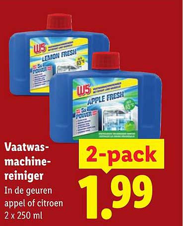 Vaatwasmachine-reiniger 2-pack