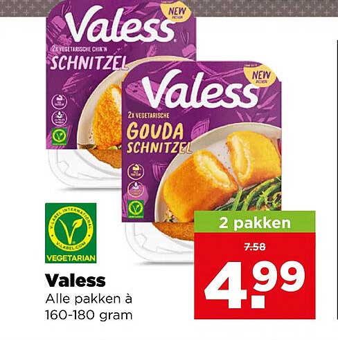 Valess Alle pakken à 160-180 gram