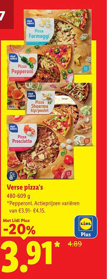 Verse pizza's