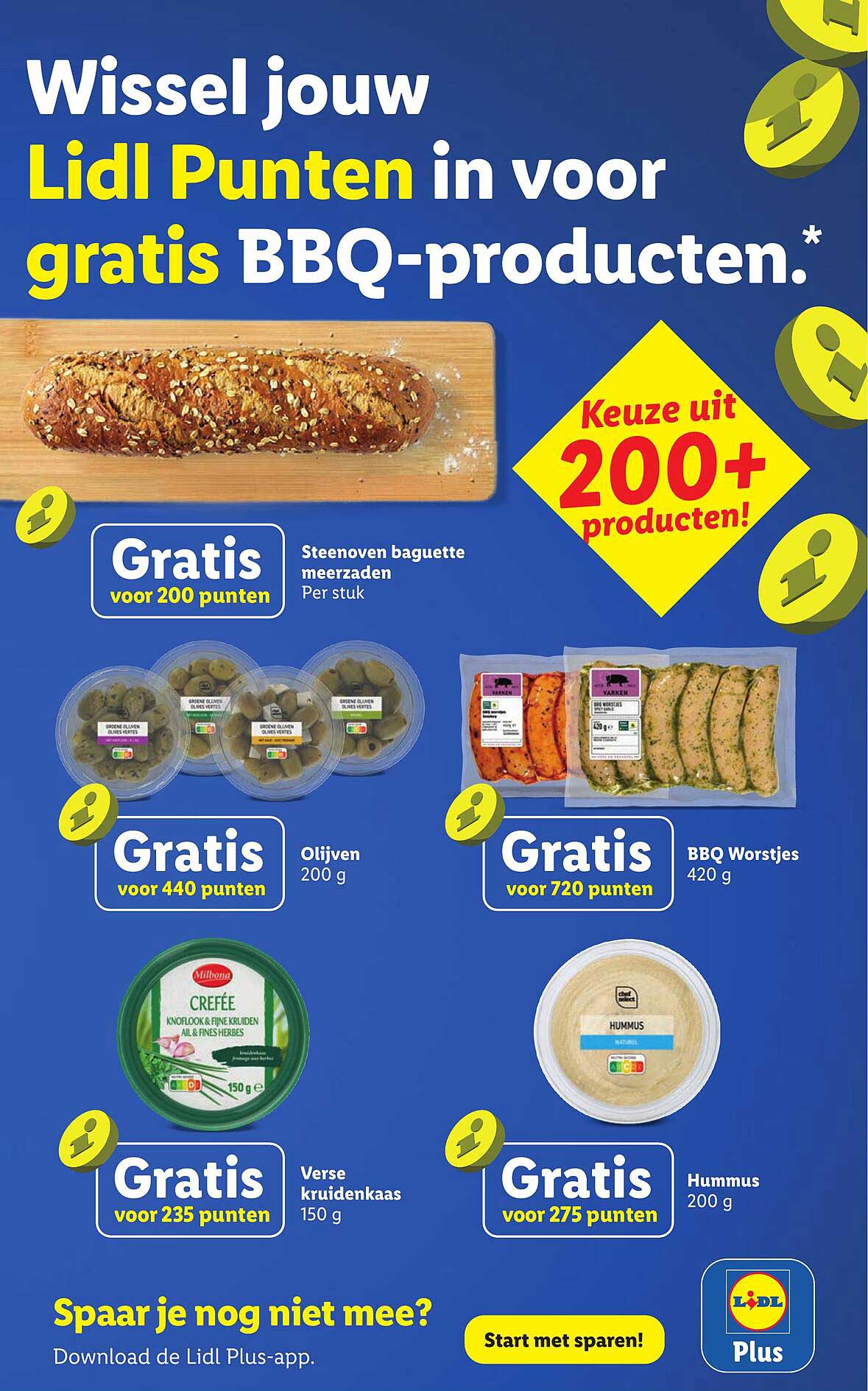 Wissel jouw Lidl Punten in voor gratis BBQ-producten.