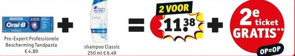 2 VOOR 11,38 + 2e ticket GRATIS**