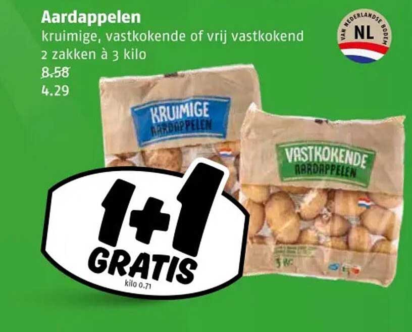 Aardappelen - 1+1 gratis